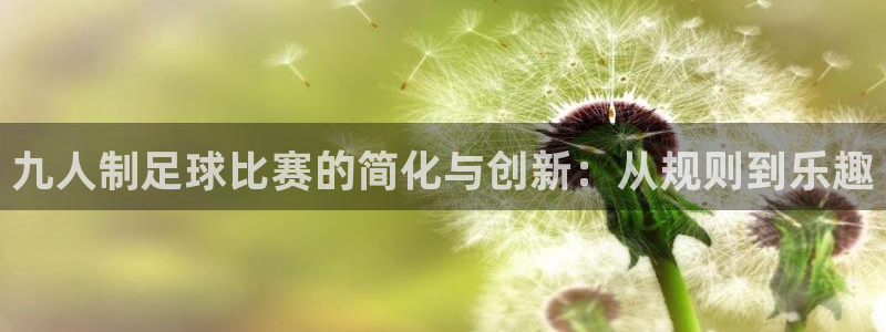 vsport体育在线官网：九人制足球比赛的简化与创新：从规则