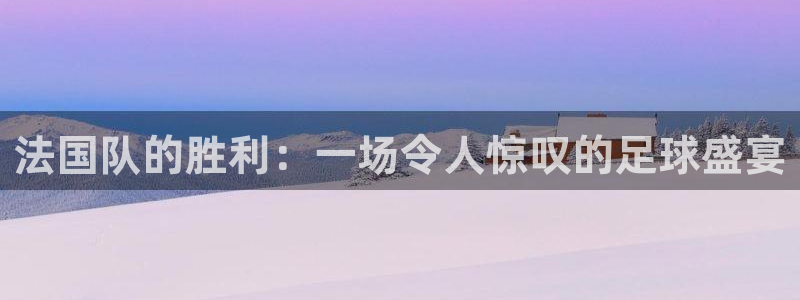 vsport体育平台：法国队的胜利：一场令人惊叹的足球盛宴